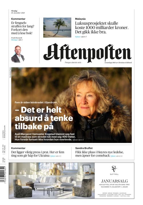 Aftenposten 30.12.2025