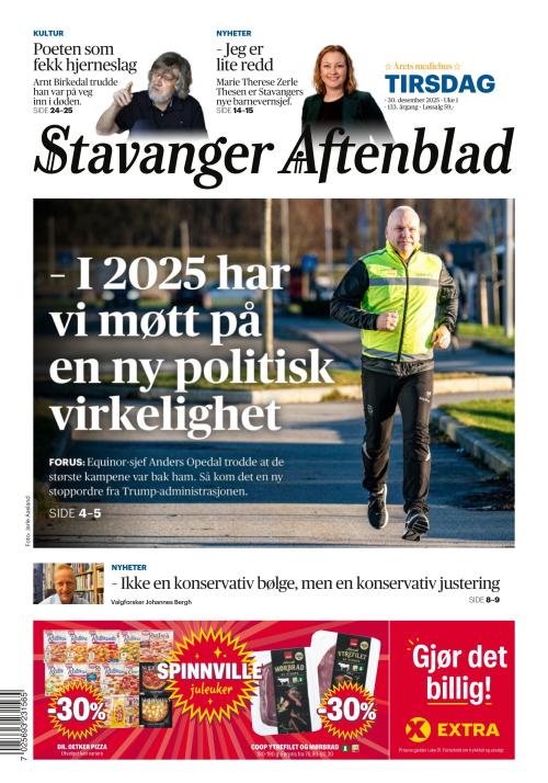 Stavanger Aftenblad (NO) 30.12.2025