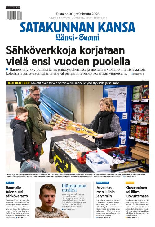 Satakunnan Kansa Länsi-Suomi 30.12.2025