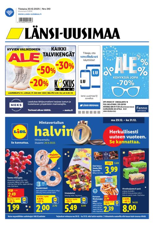 Länsi-Uusimaa 30.12.2025