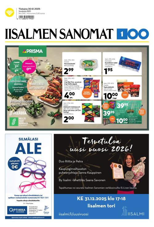 Iisalmen Sanomat 30.12.2025