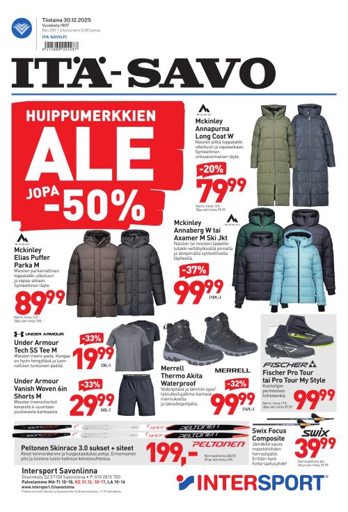 Itä-Savo 30.12.2025