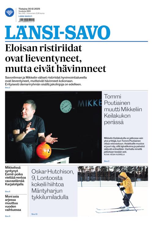 Länsi-Savo 30.12.2025