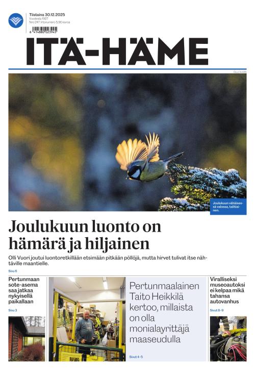 Itä-Häme 30.12.2025