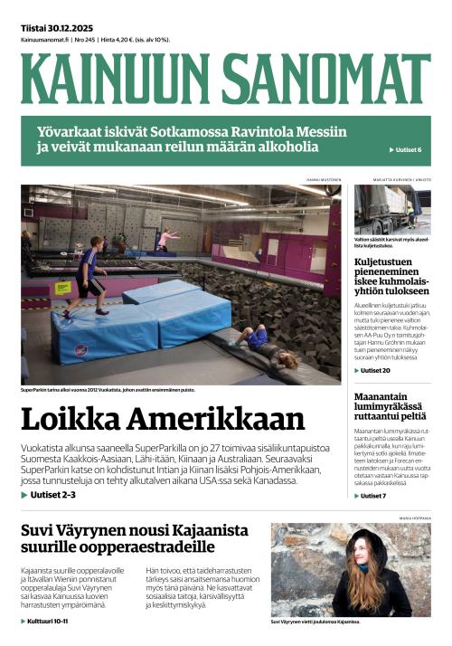 Kainuun Sanomat 30.12.2025