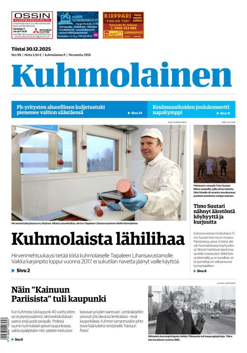 Kuhmolainen 30.12.2025