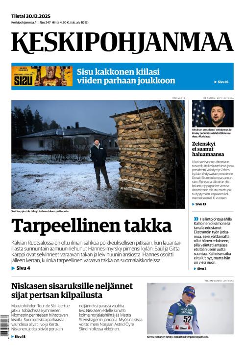 Keskipohjanmaa 30.12.2025