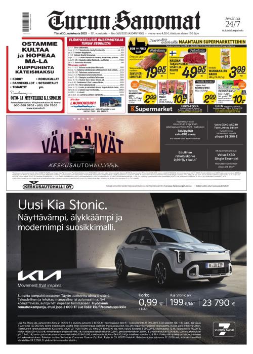 Turun Sanomat 30.12.2025