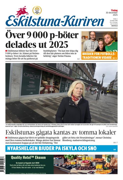 Eskilstuna-Kuriren 30.12.2025