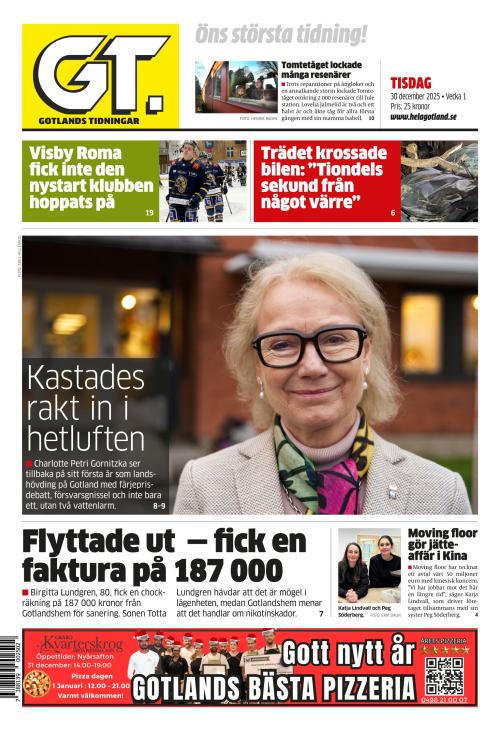 Gotlands Tidningar 30.12.2025
