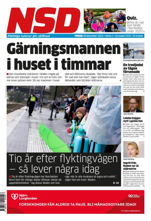 Norrländska Socialdemokraten 30.12.2025
