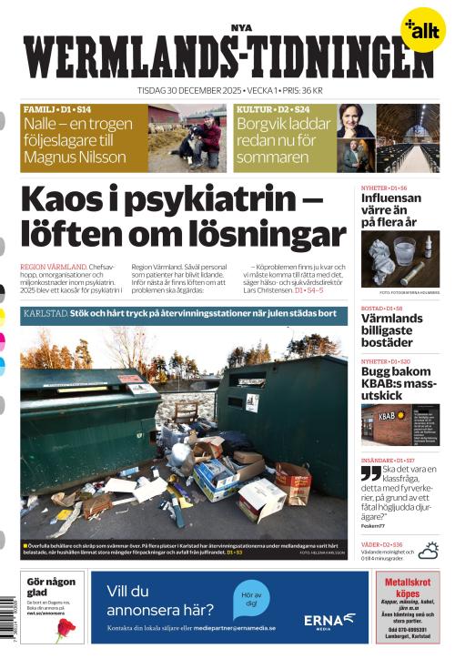 Nya Wermlands-Tidningen 30.12.2025