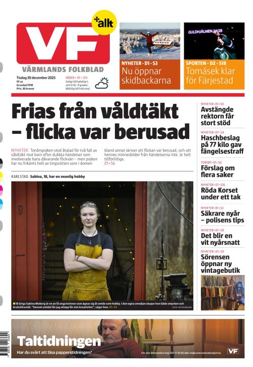 Värmlands Folkblad 30.12.2025