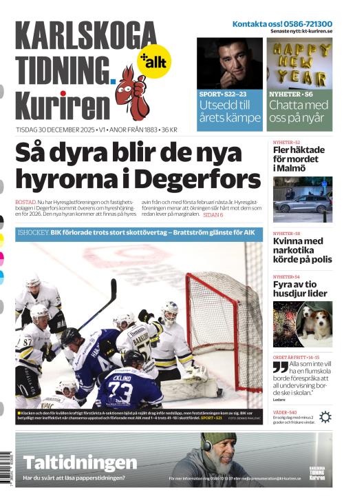 Karlskoga Tidning-Kuriren 30.12.2025
