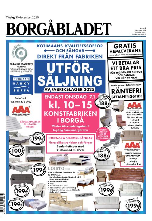 Borgåbladet 30.12.2025