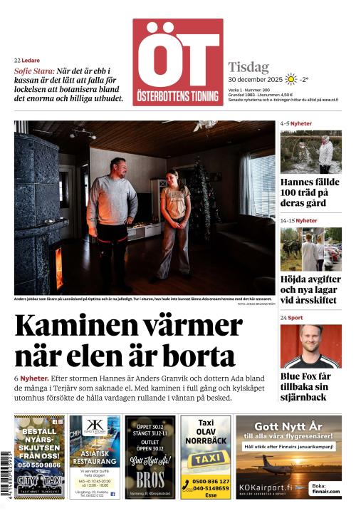 Österbottens Tidning 30.12.2025