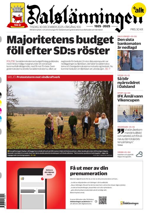 Dalslänningen 30.12.2025