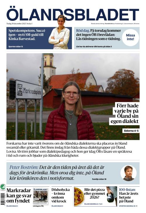 Ölandsbladet 30.12.2025