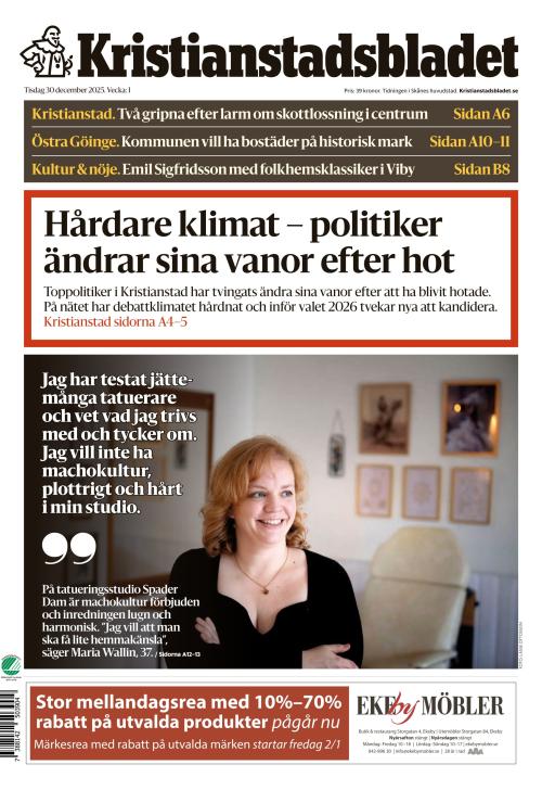 Kristianstadsbladet 30.12.2025