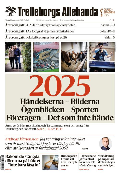 Trelleborgs Allehanda 30.12.2025