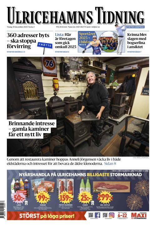 Ulricehamns Tidning 30.12.2025