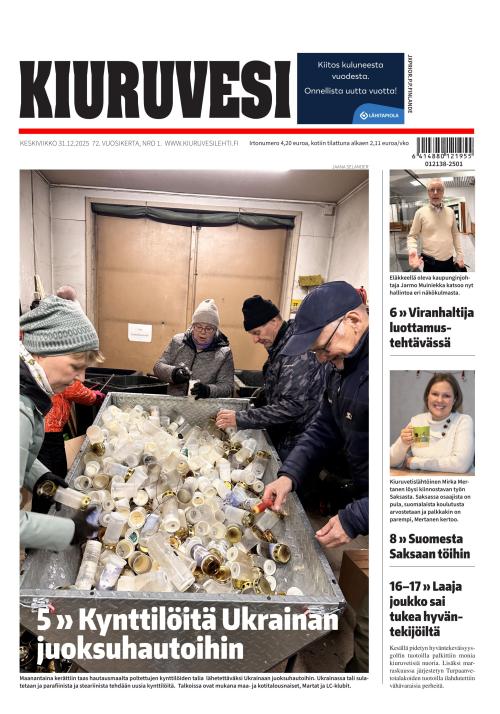 Kiuruvesi-lehti 31.12.2025