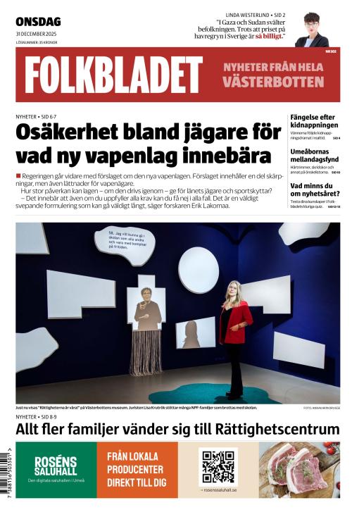 Folkbladet (Västerbotten) (SE) 31.12.2025