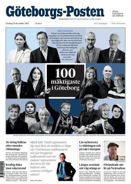 Göteborgs-Posten 31.12.2025
