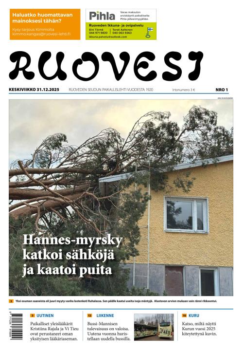 Ruovesi-lehti 31.12.2025