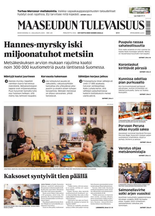 Maaseudun Tulevaisuus 31.12.2025