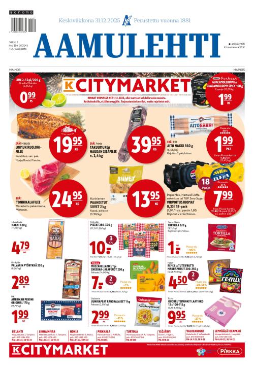 Aamulehti 31.12.2025