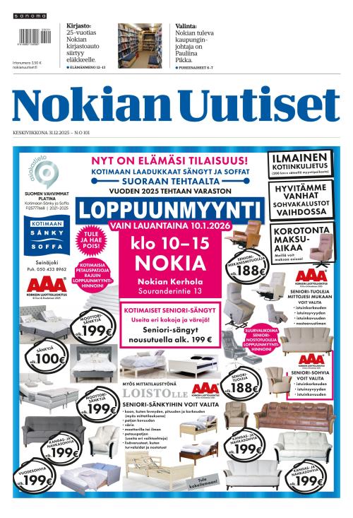 Nokian Uutiset 31.12.2025