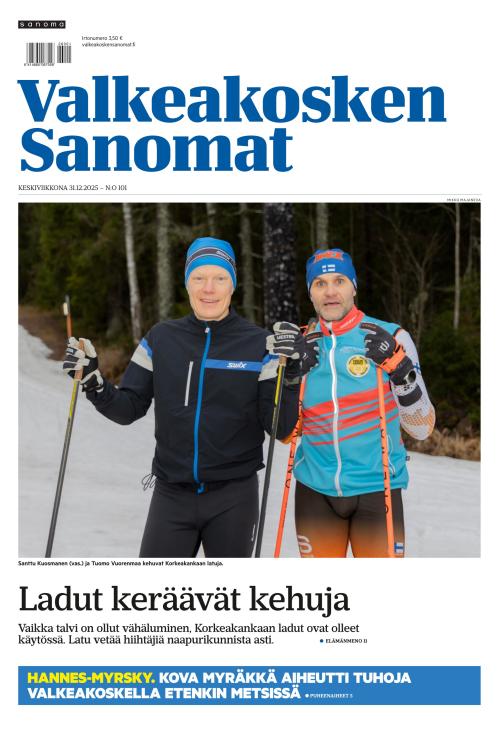 Valkeakosken Sanomat 31.12.2025