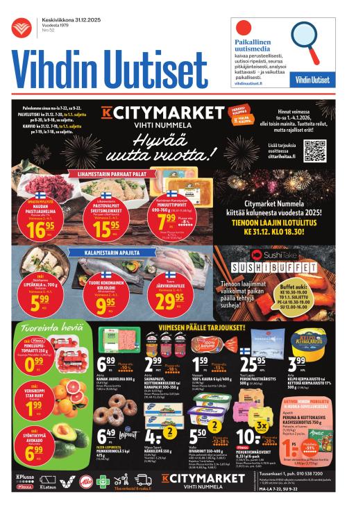 Vihdin uutiset 31.12.2025