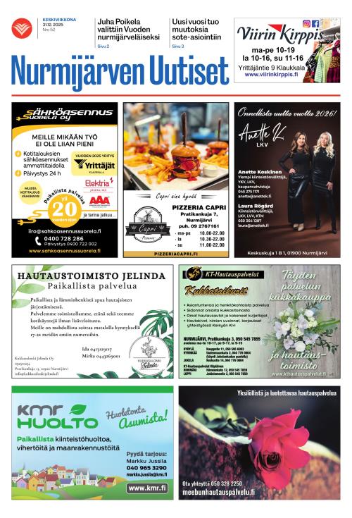 Nurmijärven Uutiset 31.12.2025