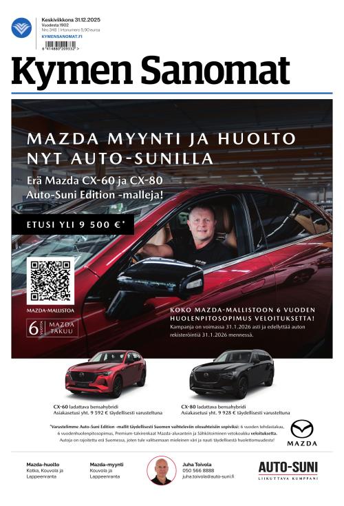 Kymen Sanomat 31.12.2025