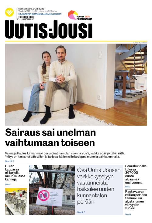 Uutis-Jousi 31.12.2025