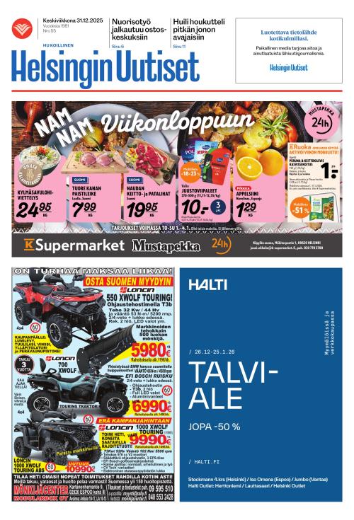 Helsingin Uutiset (Koillinen) 31.12.2025