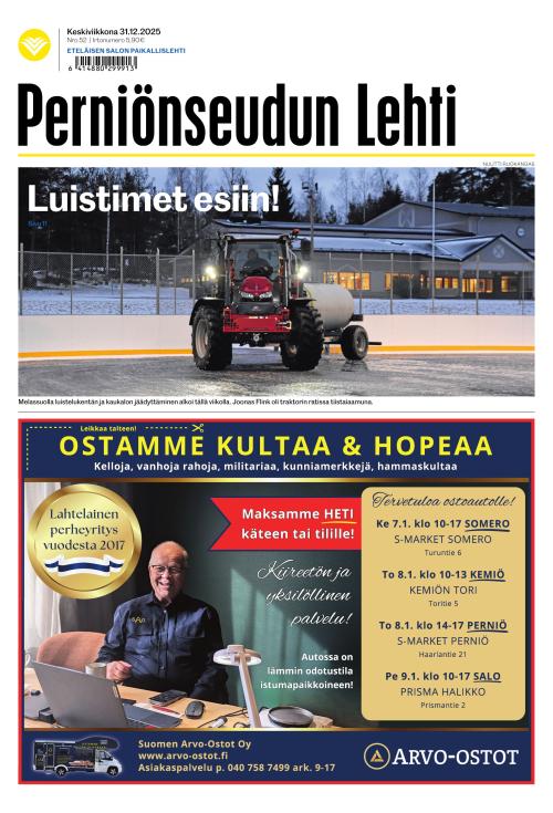 Perniönseudun Lehti 31.12.2025