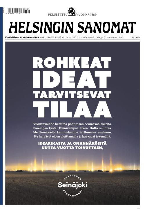 Helsingin Sanomat 31.12.2025