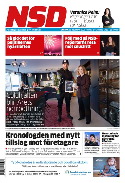 Norrländska Socialdemokraten 31.12.2025