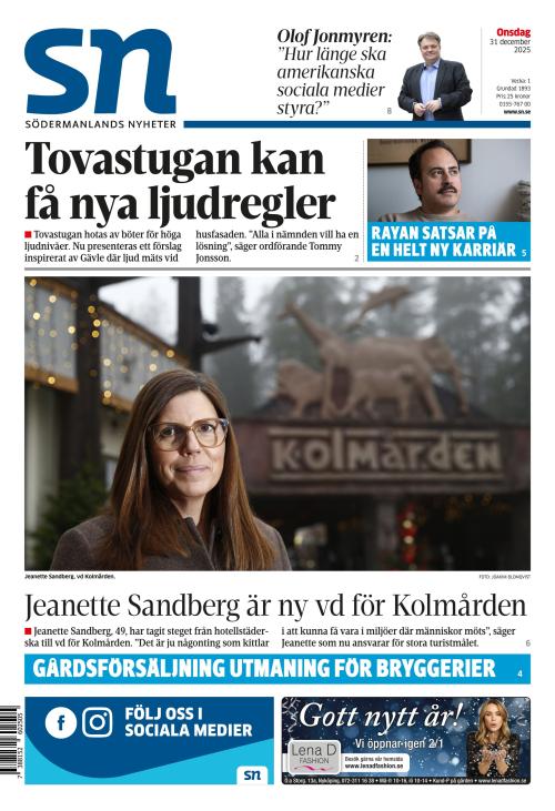Södermanlands Nyheter 31.12.2025