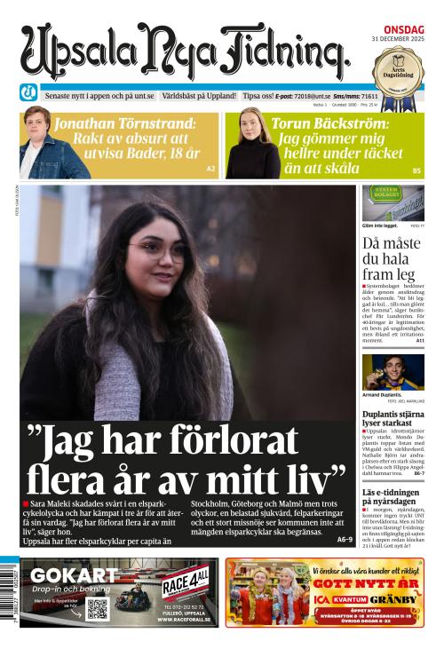 Upsala Nya Tidning 31.12.2025