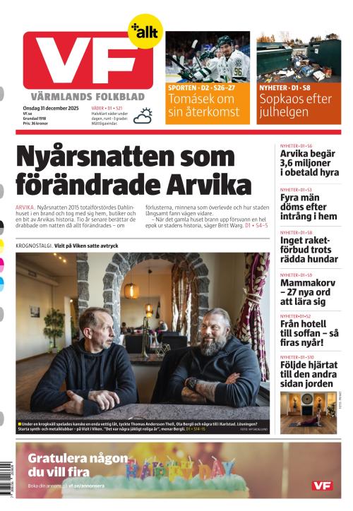 Värmlands Folkblad 31.12.2025