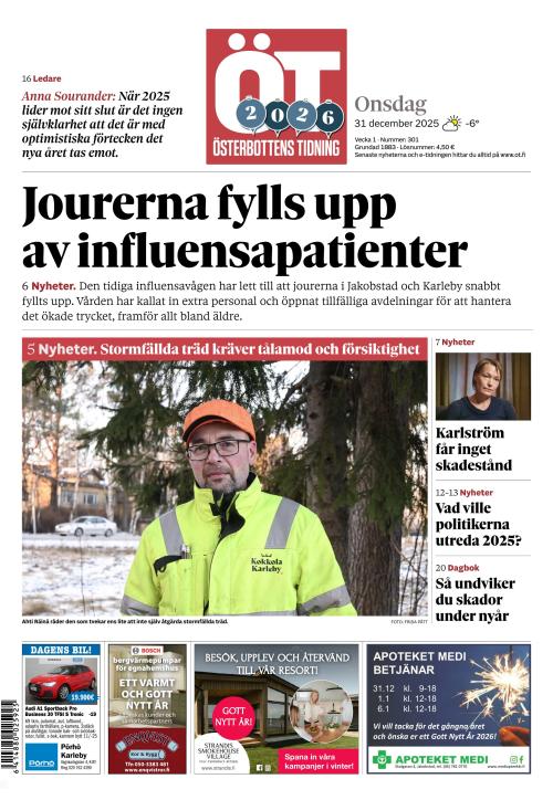 Österbottens Tidning 31.12.2025