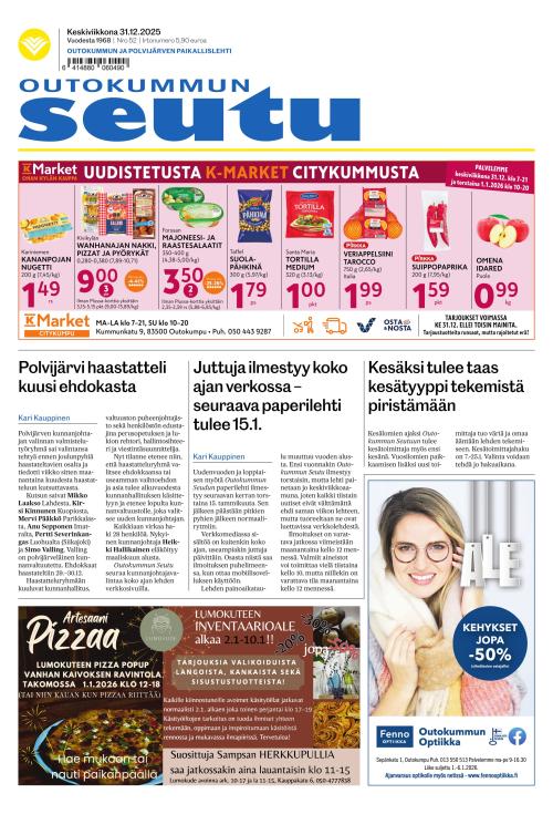 Outokummun Seutu 31.12.2025
