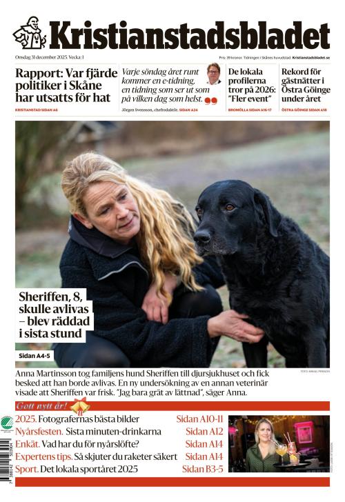Kristianstadsbladet 31.12.2025