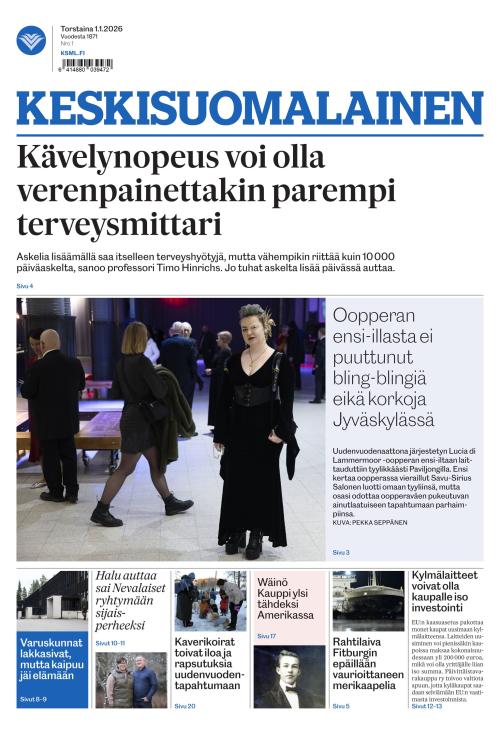 Keskisuomalainen 1.1.2026