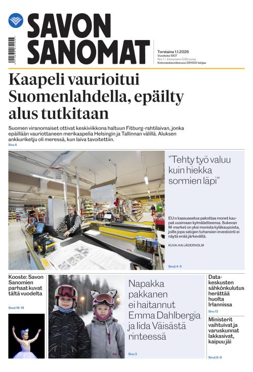 Savon Sanomat 1.1.2026