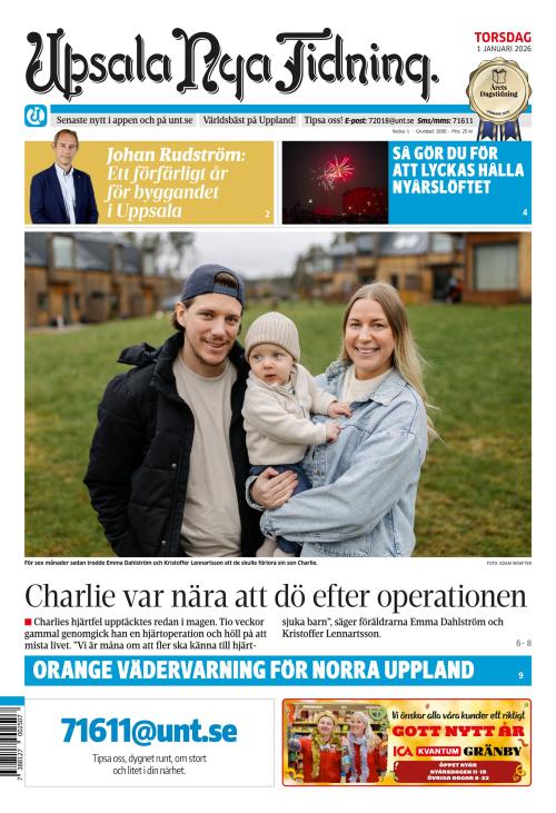 Upsala Nya Tidning 1.1.2026